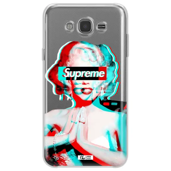 Marilyn Monroe Supreme Samsung J7 Clear TPU Case