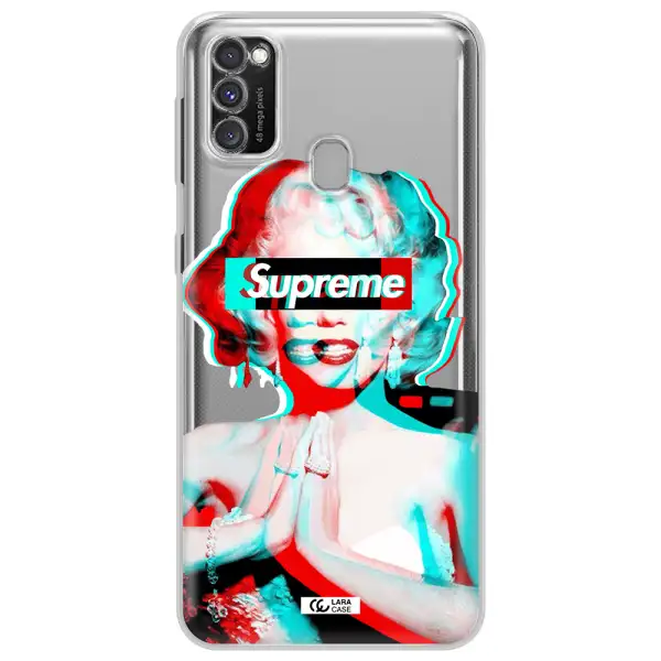 Marilyn Monroe Supreme Samsung M30S Clear TPU Case