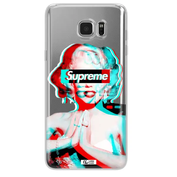 Marilyn Monroe Supreme Samsung Note 5 Clear TPU Case