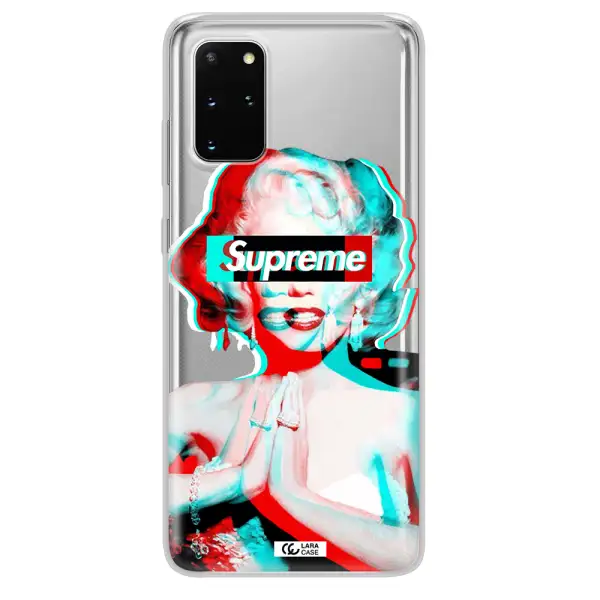 Marilyn Monroe Supreme Samsung S 20 Plus Clear TPU Case