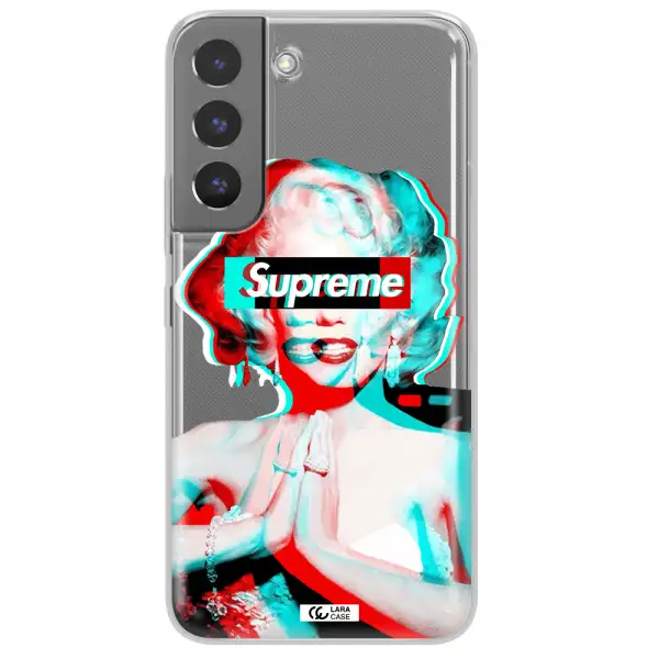 Marilyn Monroe Supreme Samsung S 22 Plus Clear TPU Case