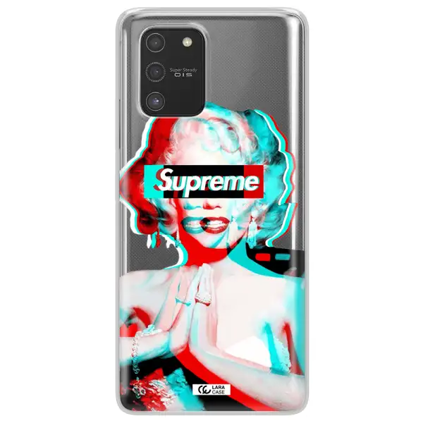 Marilyn Monroe Supreme Samsung S10 Lite Clear TPU Case