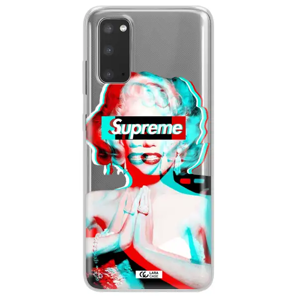 Marilyn Monroe Supreme Samsung S20 Clear TPU Case