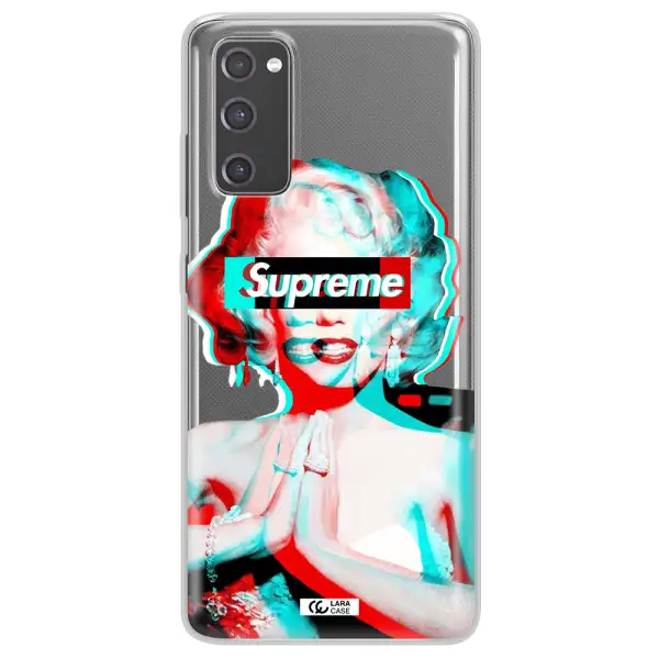 Marilyn Monroe Supreme Samsung S20 Fe Clear TPU Case