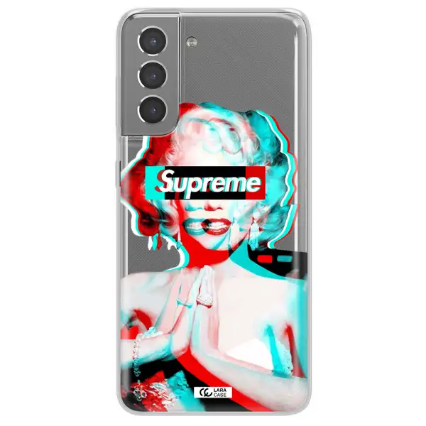 Marilyn Monroe Supreme Samsung S21 Clear TPU Case