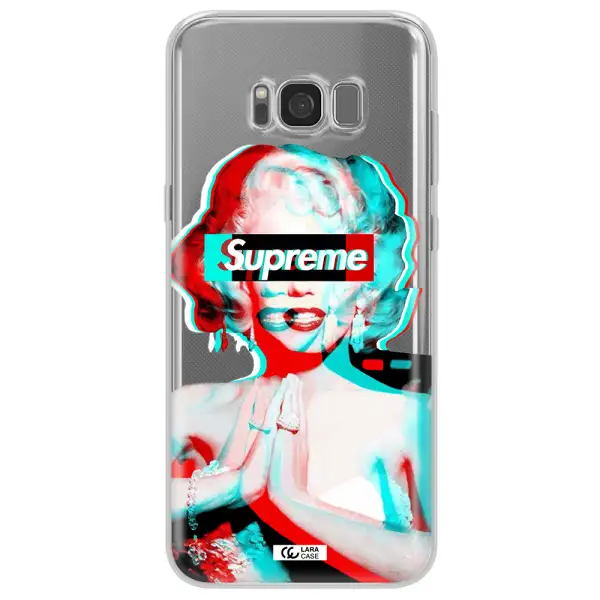 Marilyn Monroe Supreme Samsung S8 Plus Clear TPU Case