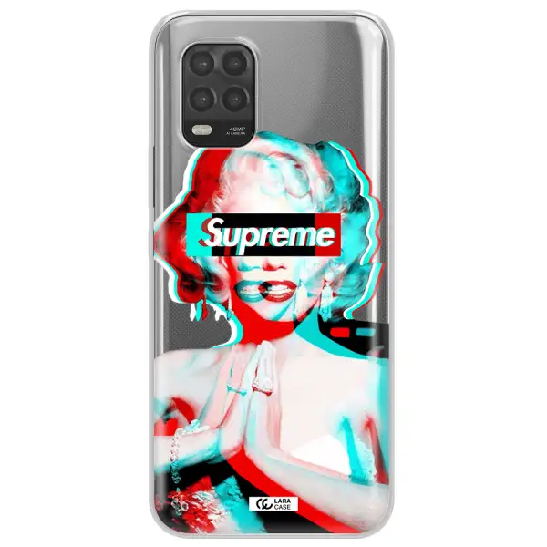 Marilyn Monroe Supreme Xiaomi Mi 10 Lite Clear TPU Case