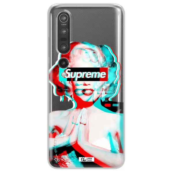 Marilyn Monroe Supreme Xiaomi Mi 10 Pro Clear TPU Case