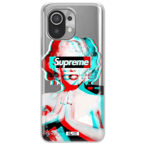 Marilyn Monroe Supreme Xiaomi Mi 11 Clear TPU Case