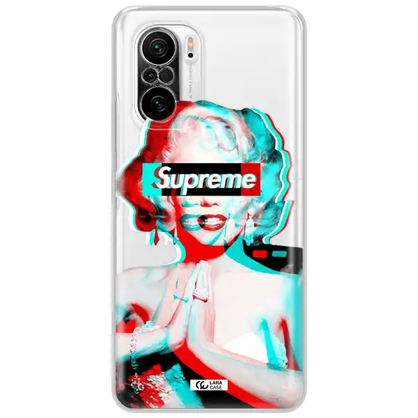 Marilyn Monroe Supreme Xiaomi Poco F3 Clear Tpu Case