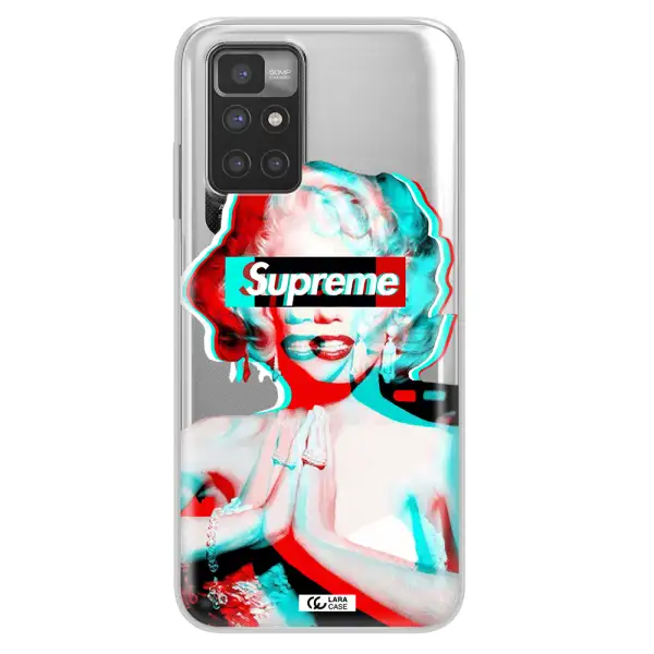 Marilyn Monroe Supreme Xiaomi Redmi 10 Clear TPU Case