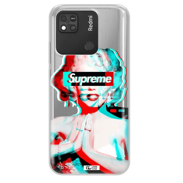 Marilyn Monroe Supreme Xiaomi Redmi 10A Clear TPU Case