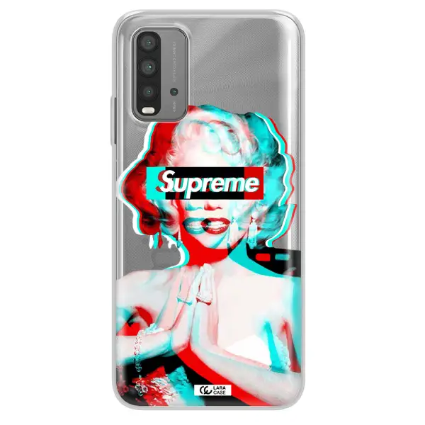 Marilyn Monroe Supreme Xiaomi Redmi 9T Clear TPU Case