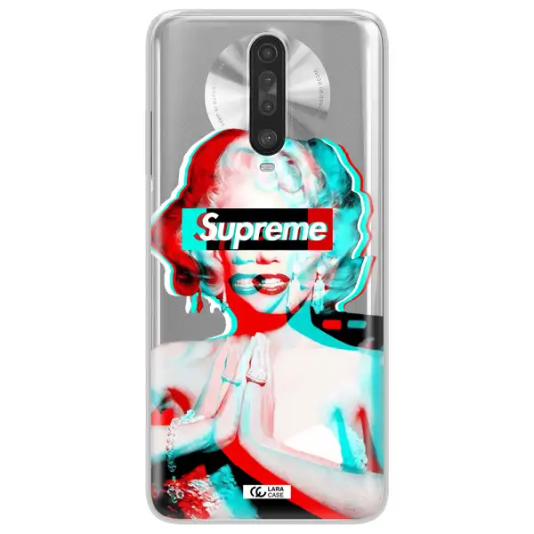 Marilyn Monroe Supreme Xiaomi Redmi K30 Clear TPU Case