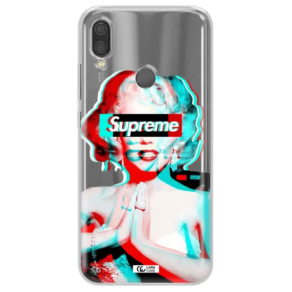 Marilyn Monroe Supreme Xiaomi Redmi Note 7 Clear TPU Case