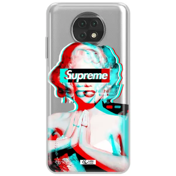 Marilyn Monroe Supreme Xiaomi Redmi Note 9T Clear Tpu Case