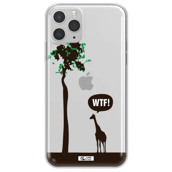 Wtf Apple iPhone 11 pro Clear TPU Case