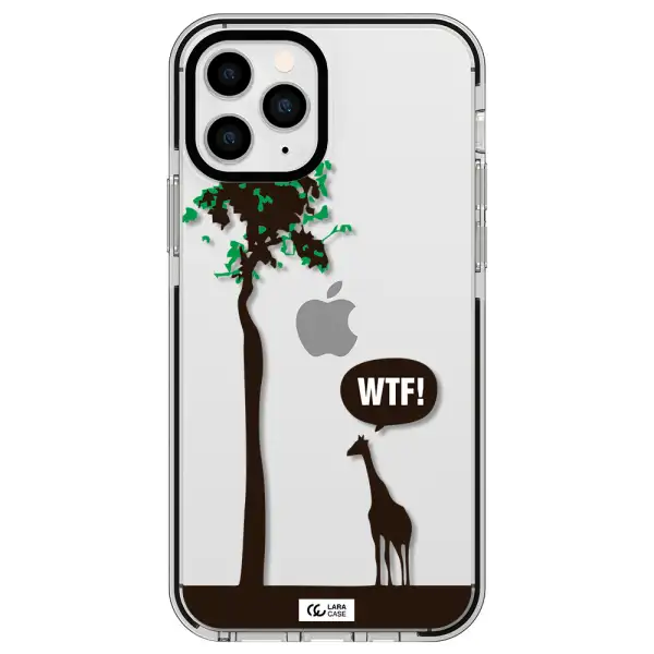 Wtf Apple iPhone 11 pro impact black border Case