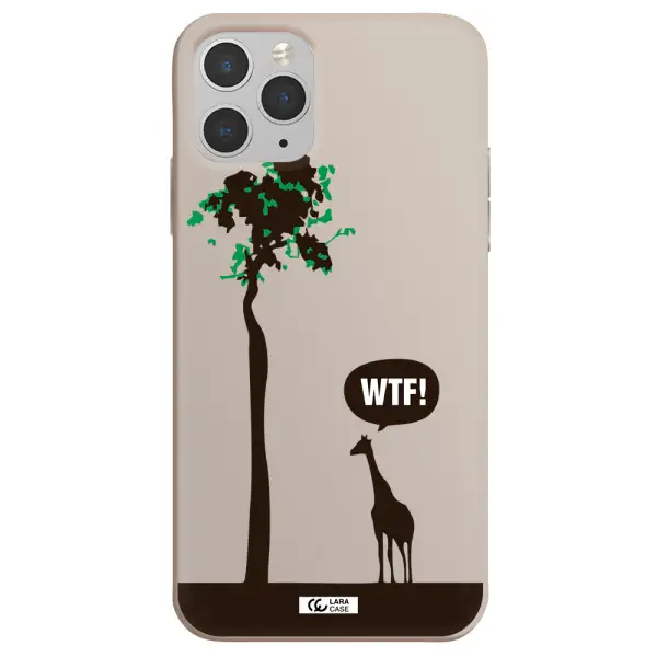 Wtf Apple iPhone 11 pro Silicone Stone Case