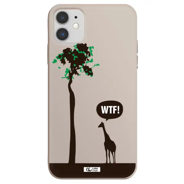 Wtf Apple iPhone 11 Silicone Stone Case