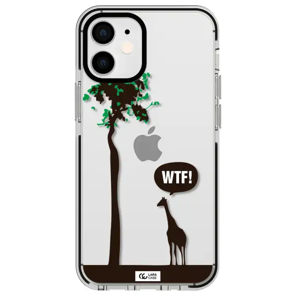 Wtf Apple iPhone 12 mini impact black border Case