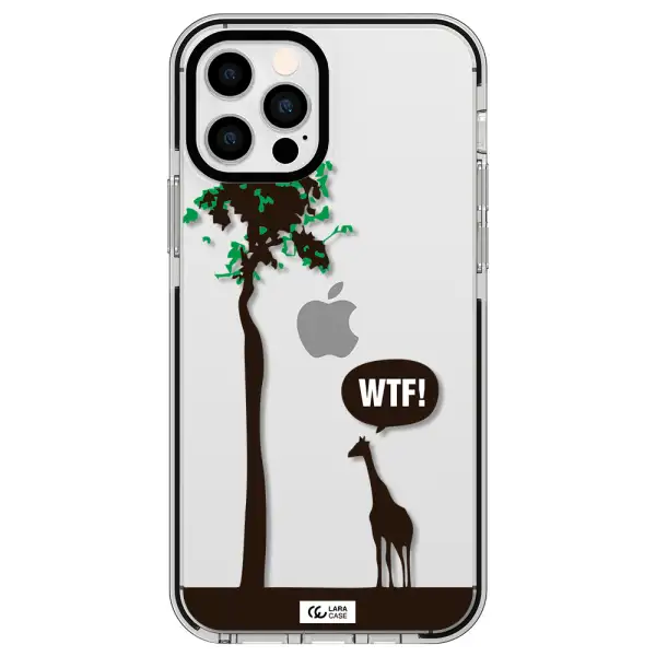 Wtf Apple iPhone 12 pro impact black border Case
