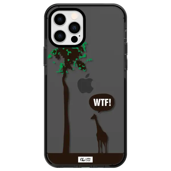Wtf Apple iPhone 12 pro impact Smoke Black Case