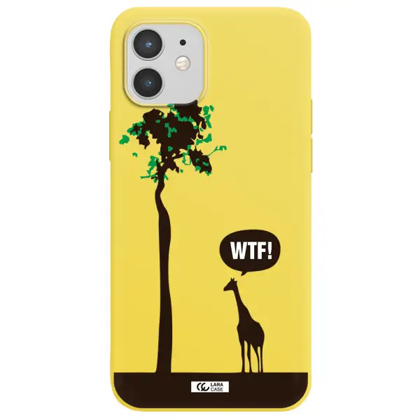 Wtf Apple iPhone 12 Silicone canary yellow Case