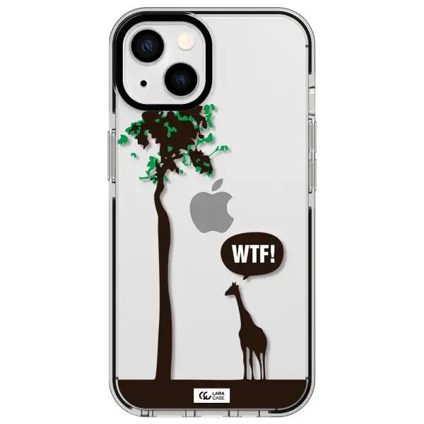 Wtf Apple iPhone 13 impact black border Case
