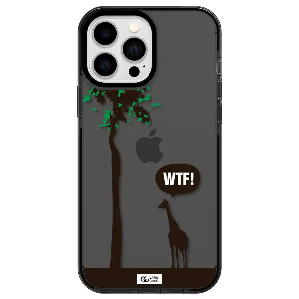 Wtf Apple iPhone 13 Pro Max impact Smoke Black Case