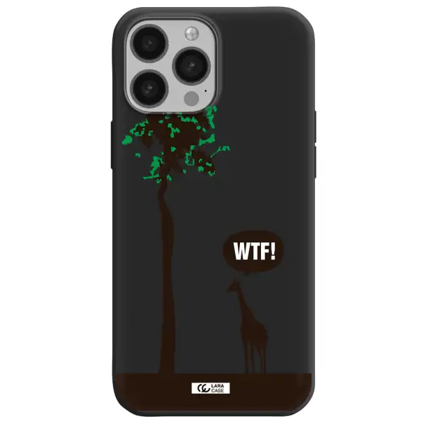 Wtf Apple iPhone 13 Pro Max Silicone black Case