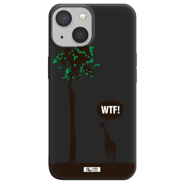 Wtf Apple iPhone 13 Silicone black Case