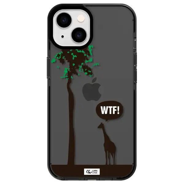 Wtf Apple iPhone 14 impact Smoke Black Case