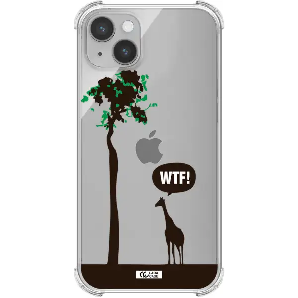 Wtf Apple iPhone 14 plus Clear PC Case