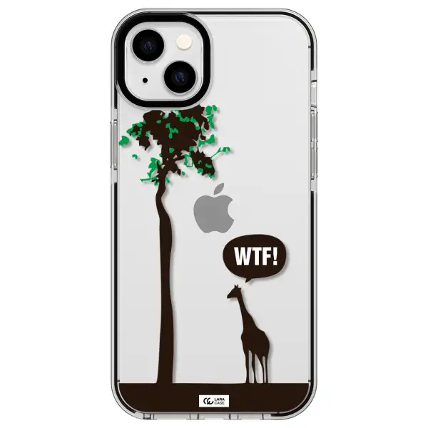 Wtf Apple iPhone 14 plus impact black border Case