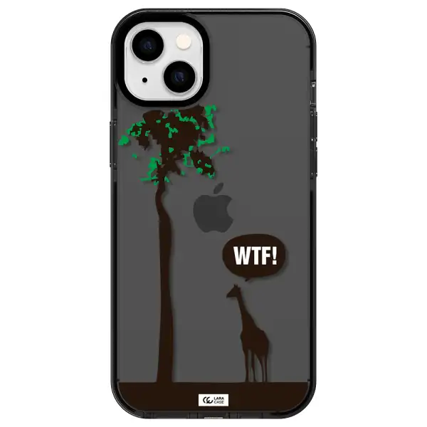Wtf Apple iPhone 14 plus impact Smoke Black Case