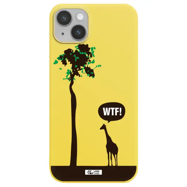 Wtf Apple iPhone 14 plus Silicone canary yellow Case