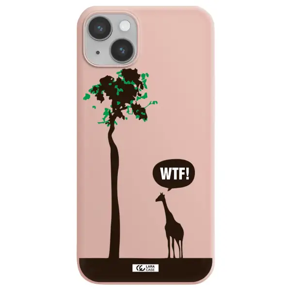 Wtf Apple iPhone 14 plus Silicone pastel pink Case