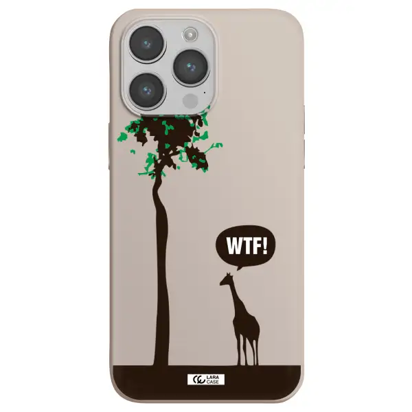 Wtf Apple iPhone 14 pro max Silicone Stone Case