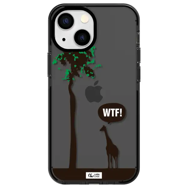 Wtf Apple iPhone 15 impact Smoke Black Case