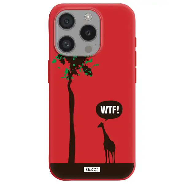 Wtf Apple Iphone 15 Pro Silicone Imperial Red Case