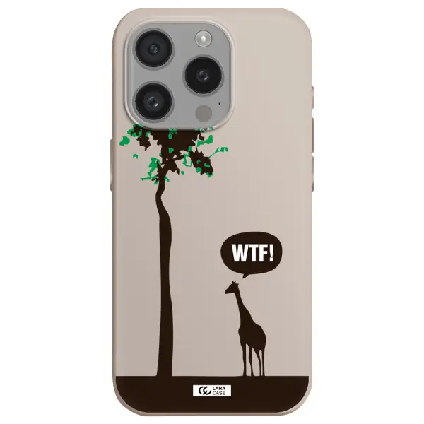 Wtf Apple Iphone 15 Pro Silicone Stone Case
