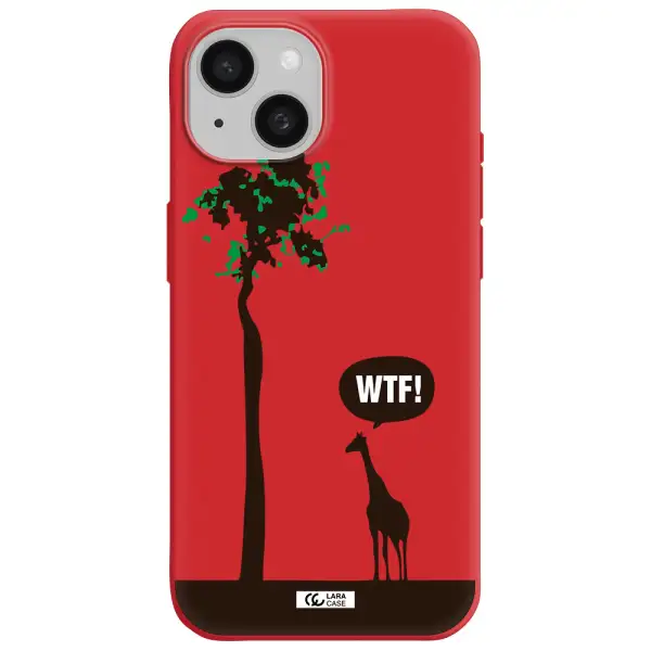 Wtf Apple Iphone 15 Silicone Imperial Red Case