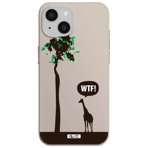 Wtf Apple iPhone 15 Silicone Stone Case