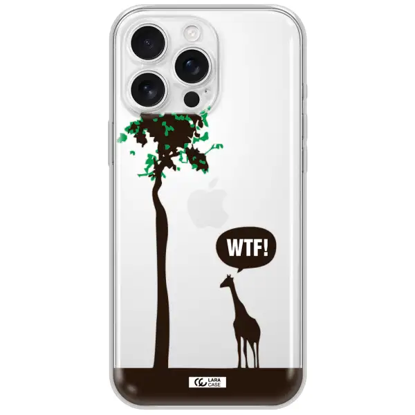 Wtf Apple Iphone 16 Pro Max Clear Tpu Case