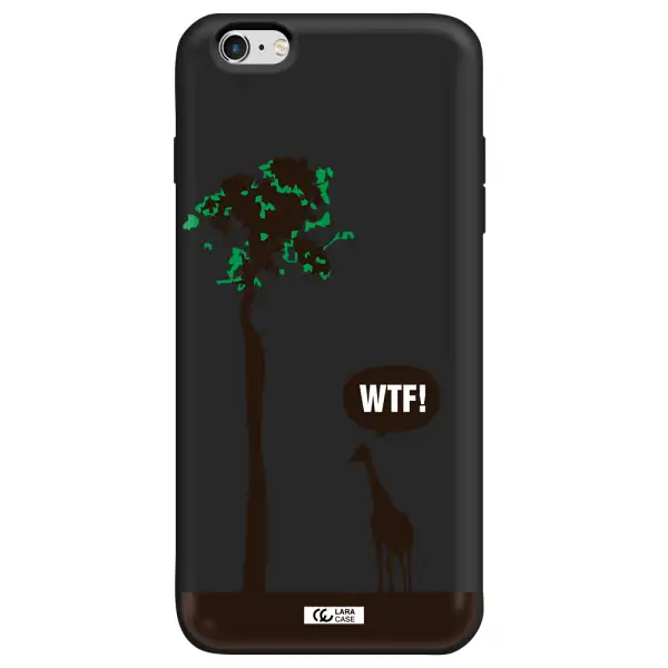 Wtf Apple iPhone 6 plus Silicone black Case