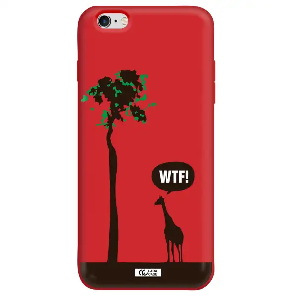 Wtf Apple iPhone 6 plus Silicone Imperial Red Case