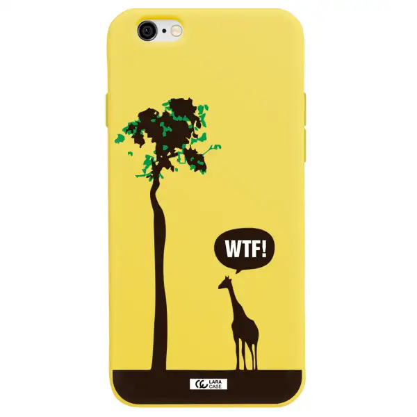 Wtf Apple iPhone 6 Silicone canary yellow Case