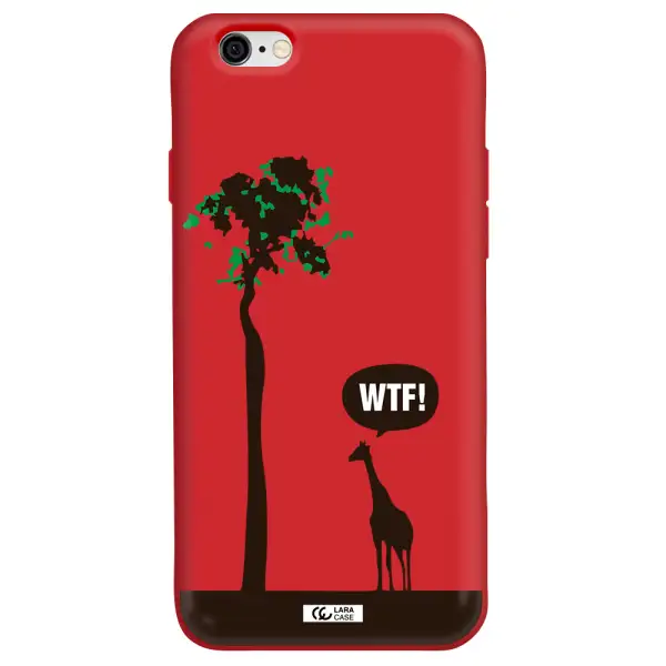 Wtf Apple iPhone 6 Silicone Imperial Red Case