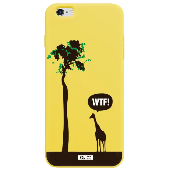 Wtf Apple iPhone 6S Silicone canary yellow Case